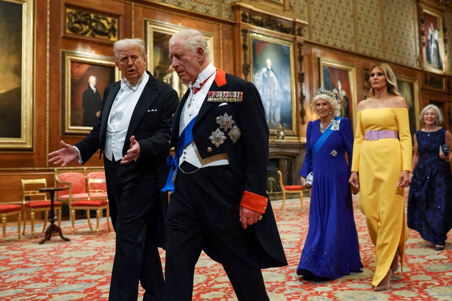 Hrh Charles Camilla Trump Melania Uk Poster Picture Photo Print Banner  Booma Prints