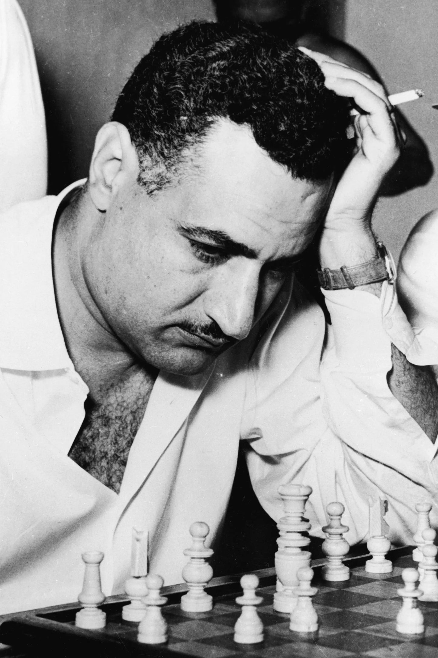 Gamal Abdel Nasser Egypt Chess Glossy Poster Picture Photo Print Banner  Booma Prints