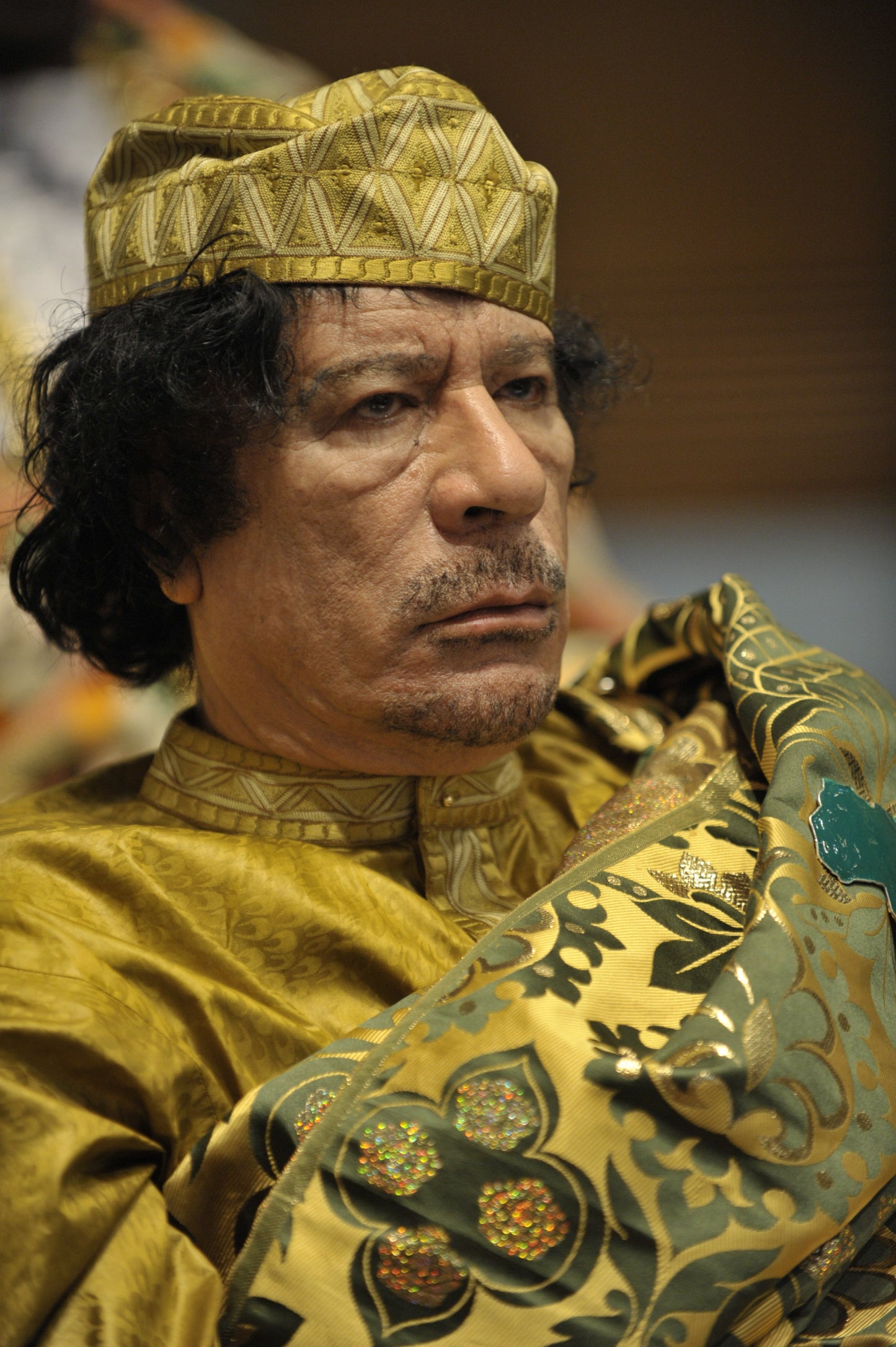 Muammar Gaddafi Summit Libya Glossy Poster Picture Photo Print Banner  Booma Prints