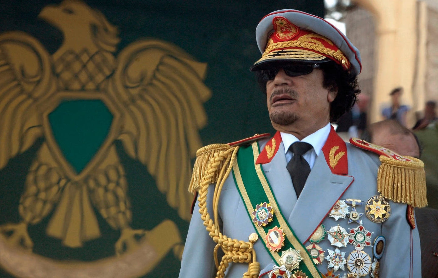 Muammar Gaddafi Libyan Revolution Glossy Poster Picture Photo Print Banner  Booma Prints