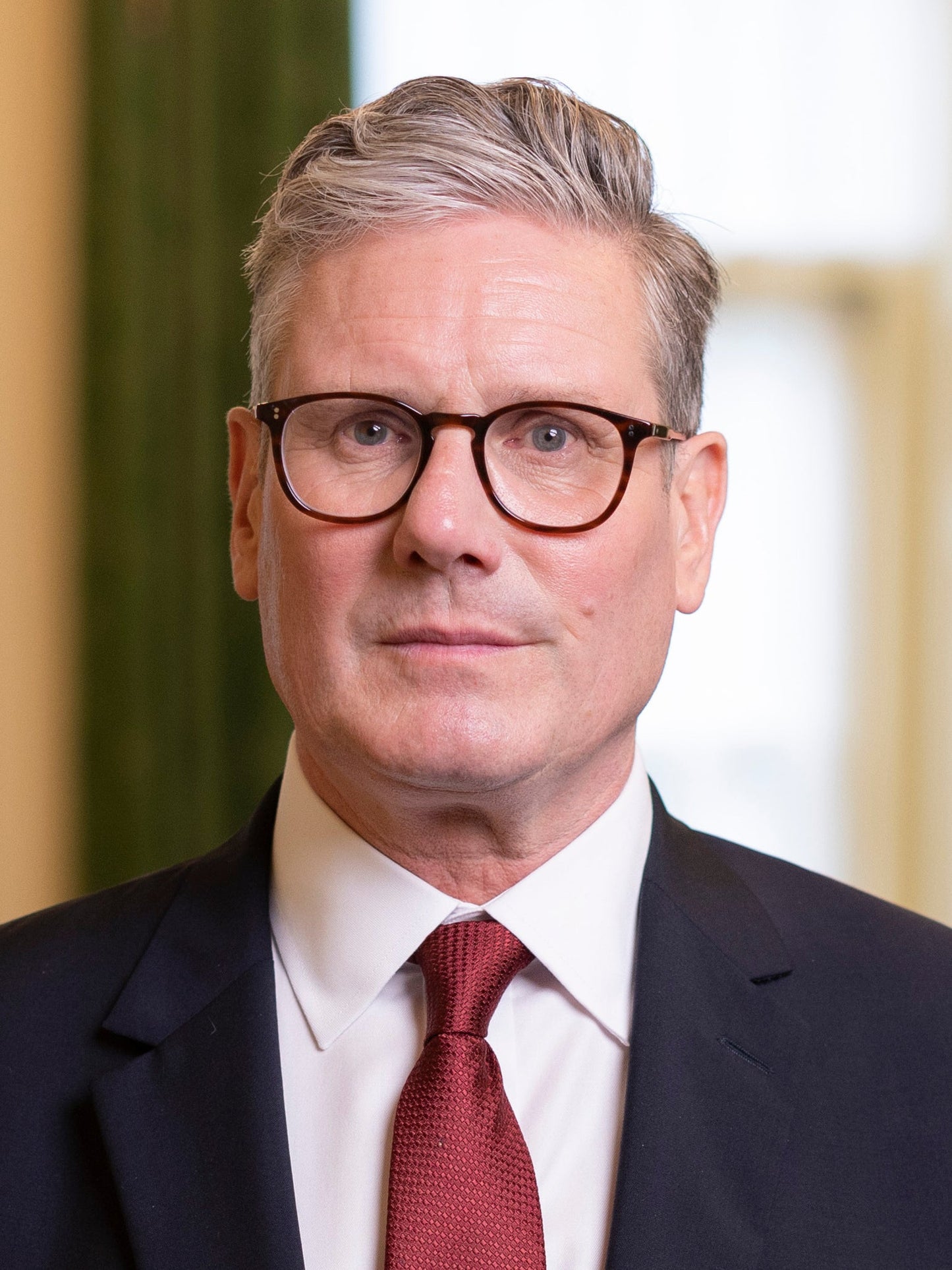 Keir Starmer Uk Pm Portrait Glossy Poster Picture Photo Print Banner  Booma Prints