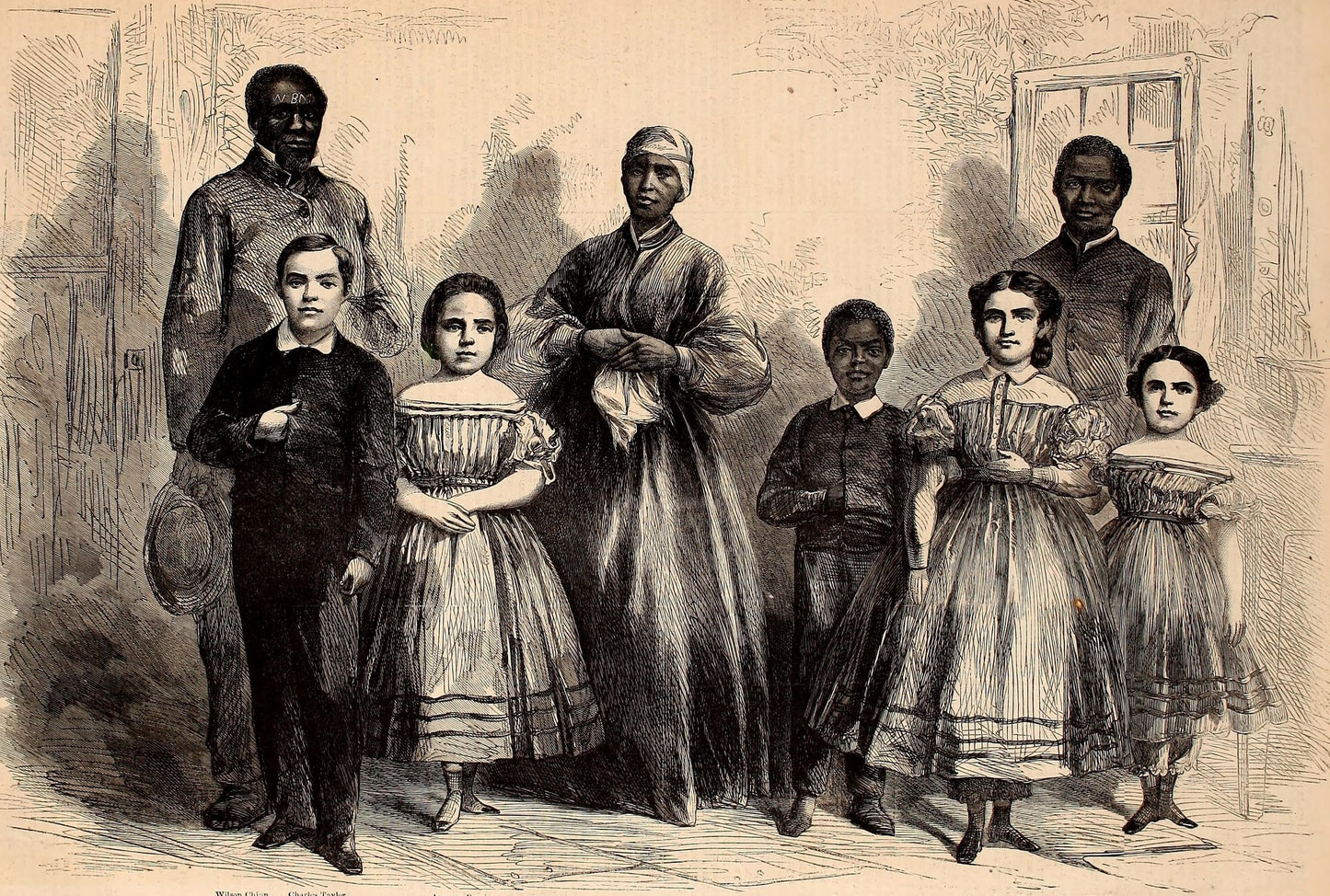 Wilson Chinn Emancipated Slaves Glossy Poster Picture Photo Print Banner  Booma Prints