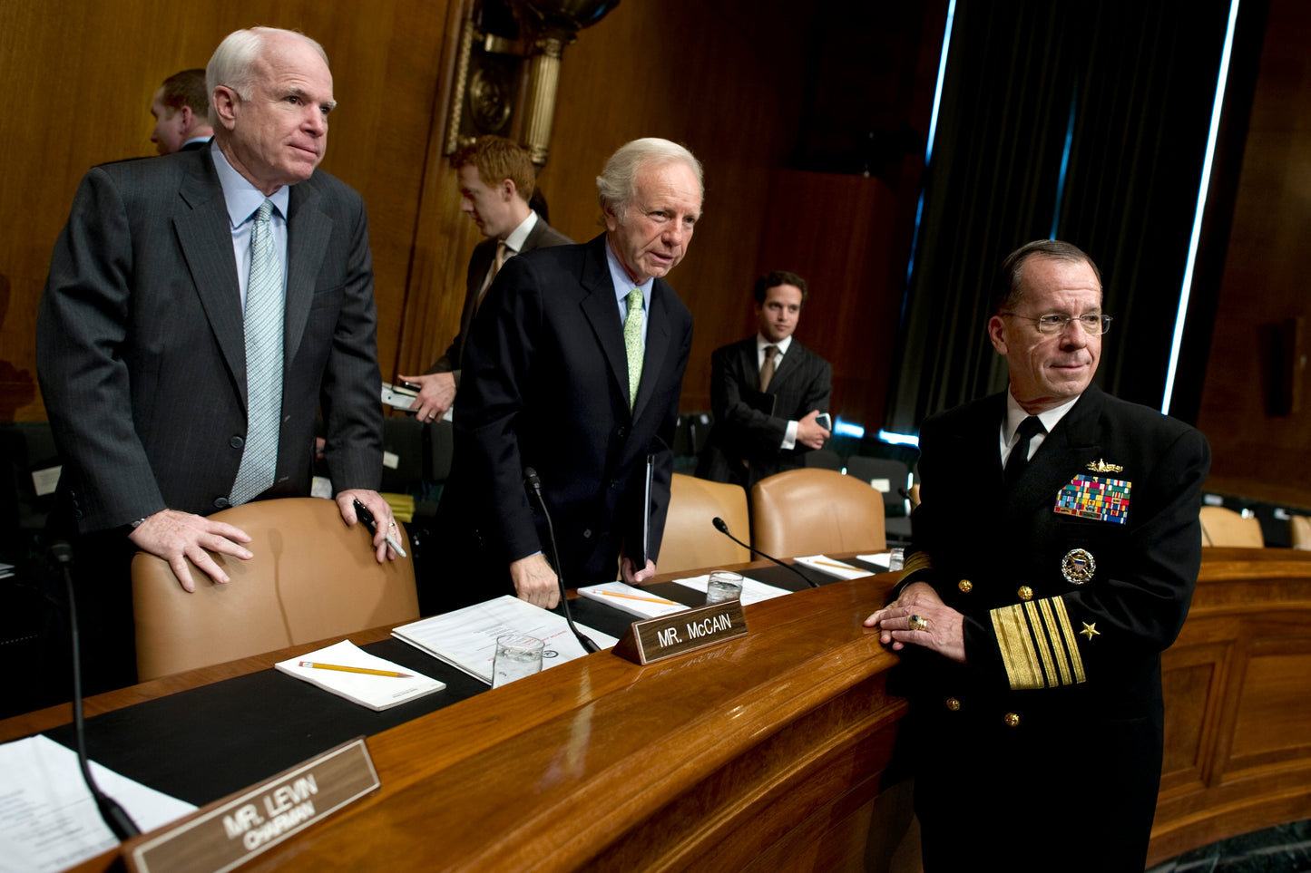 Joe Lieberman John Mccain Mike Mullen Poster Picture Photo Print Banner  Booma Prints