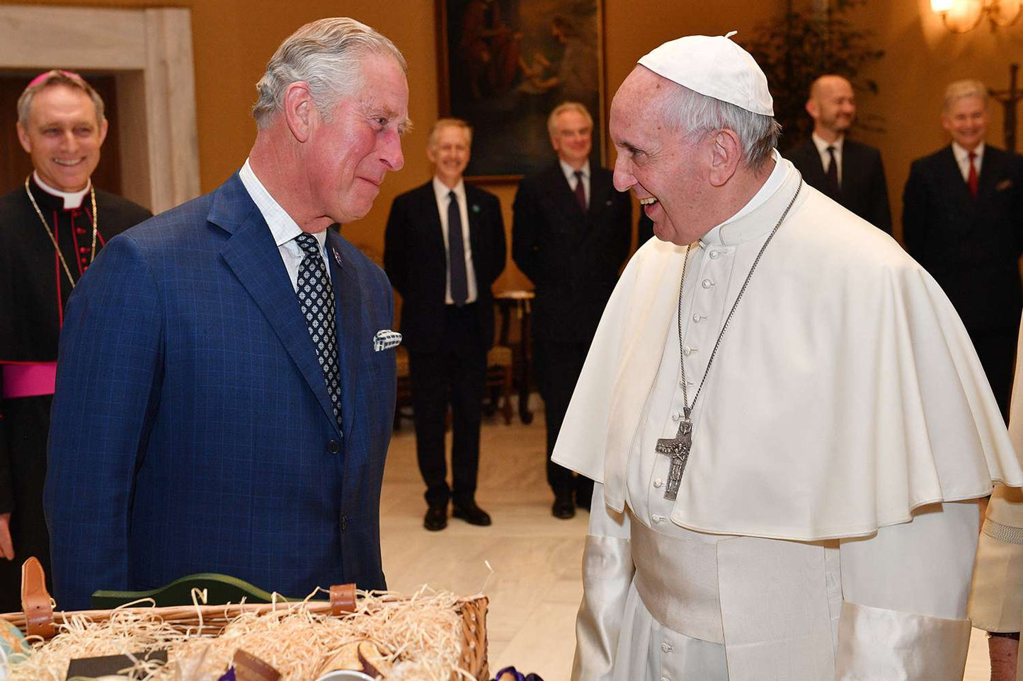 Pope Francis Prince Charles Vatican Poster Picture Photo Print Banner  Booma Prints