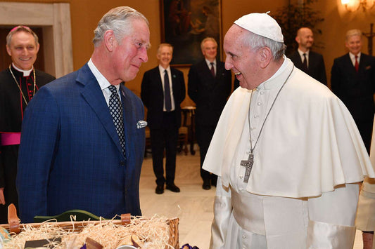 Pope Francis Prince Charles Vatican Poster Picture Photo Print Banner  Booma Prints