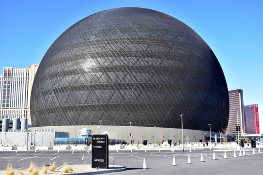 The Sphere Vegas Under Construction Poster Picture Photo Print Banner  Booma Prints