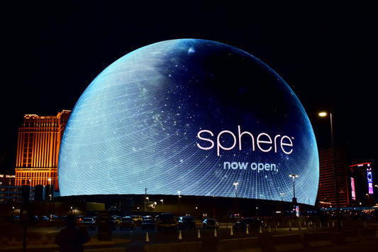 Las Vegas Sphere Venue Glossy Poster Picture Photo Print Banner  Booma Prints