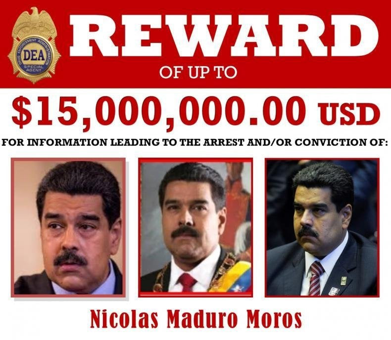 Nicolas Maduro Wanted Poster GLOSSY POSTER PICTURE PHOTO PRINT BANNER  Booma Prints