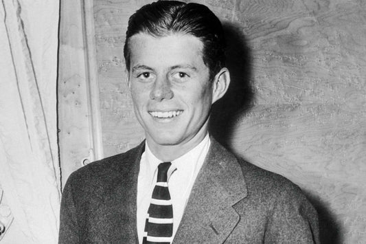 JFk Young Smiling College GLOSSY POSTER PICTURE PHOTO PRINT BANNER  Booma Prints