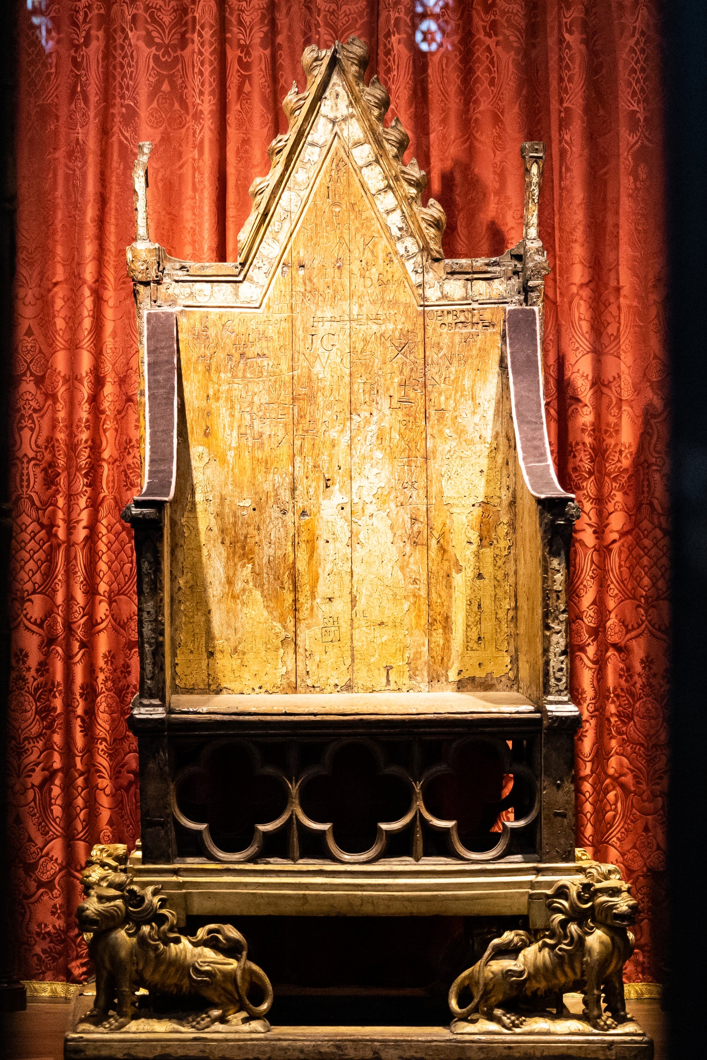 Coronation Chair King St Edwards Glossy Poster Picture Photo Print Banner Booma Prints