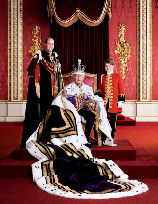 King Charles Prince William Coronation Poster Picture Photo Print Banner Booma Prints