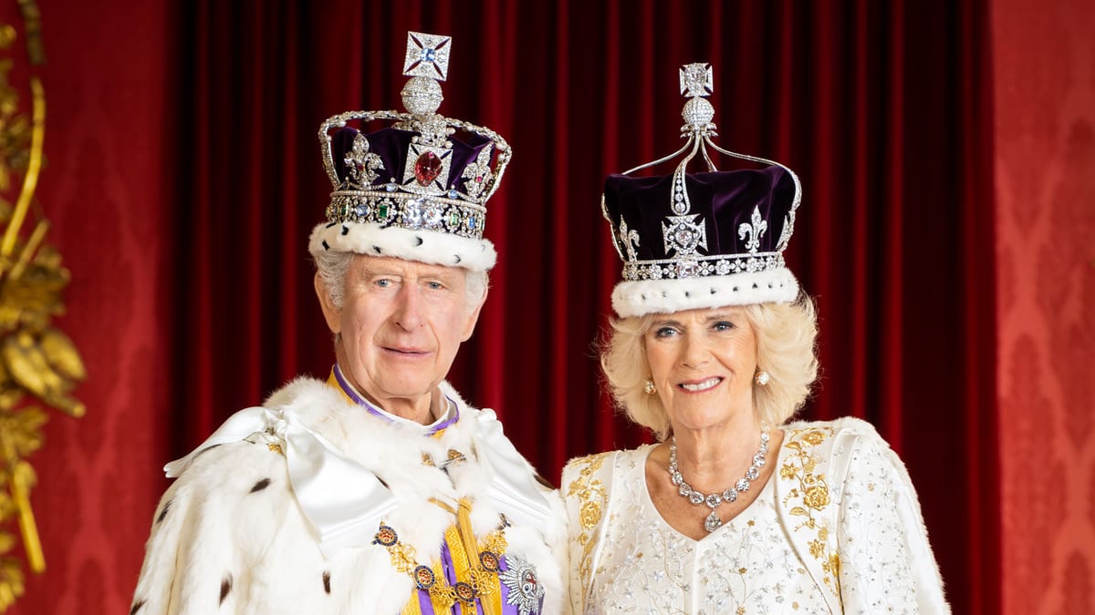 King Charles Queen Camilla Uk Coronation Poster Picture Photo Print Banner Booma Prints