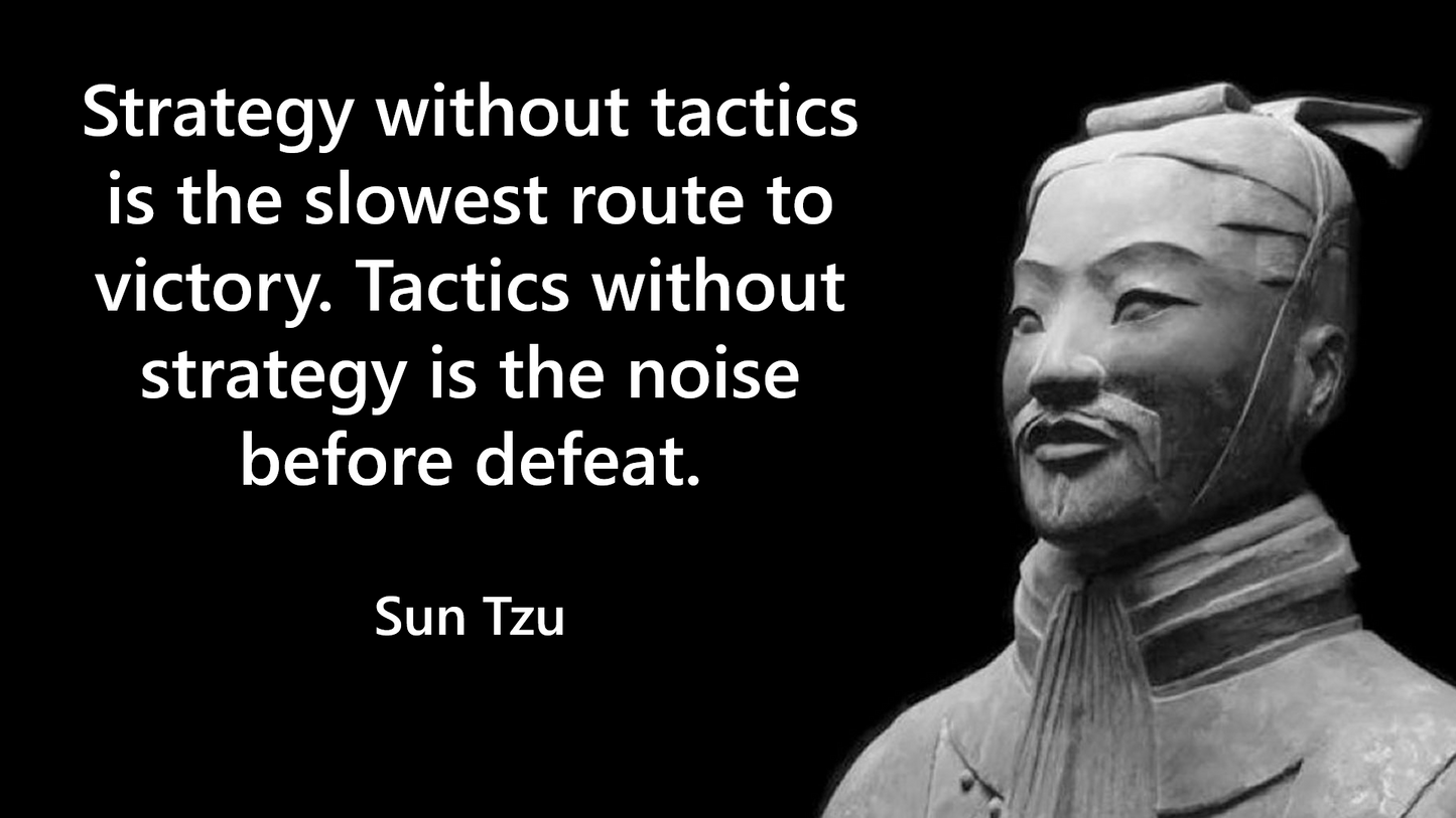 Sun Tzu Art War Book Quote Author Glossy Poster Picture Photo Print Banner Booma Prints