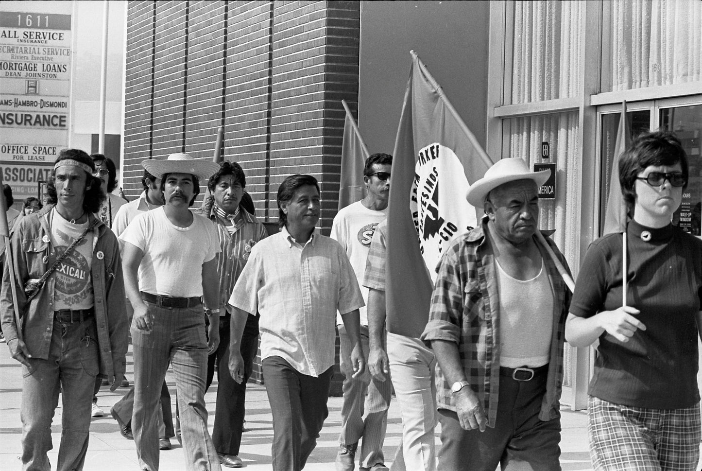 Cesar Chavez March On Border Glossy Poster Picture Photo Print Banner Latin Booma Prints