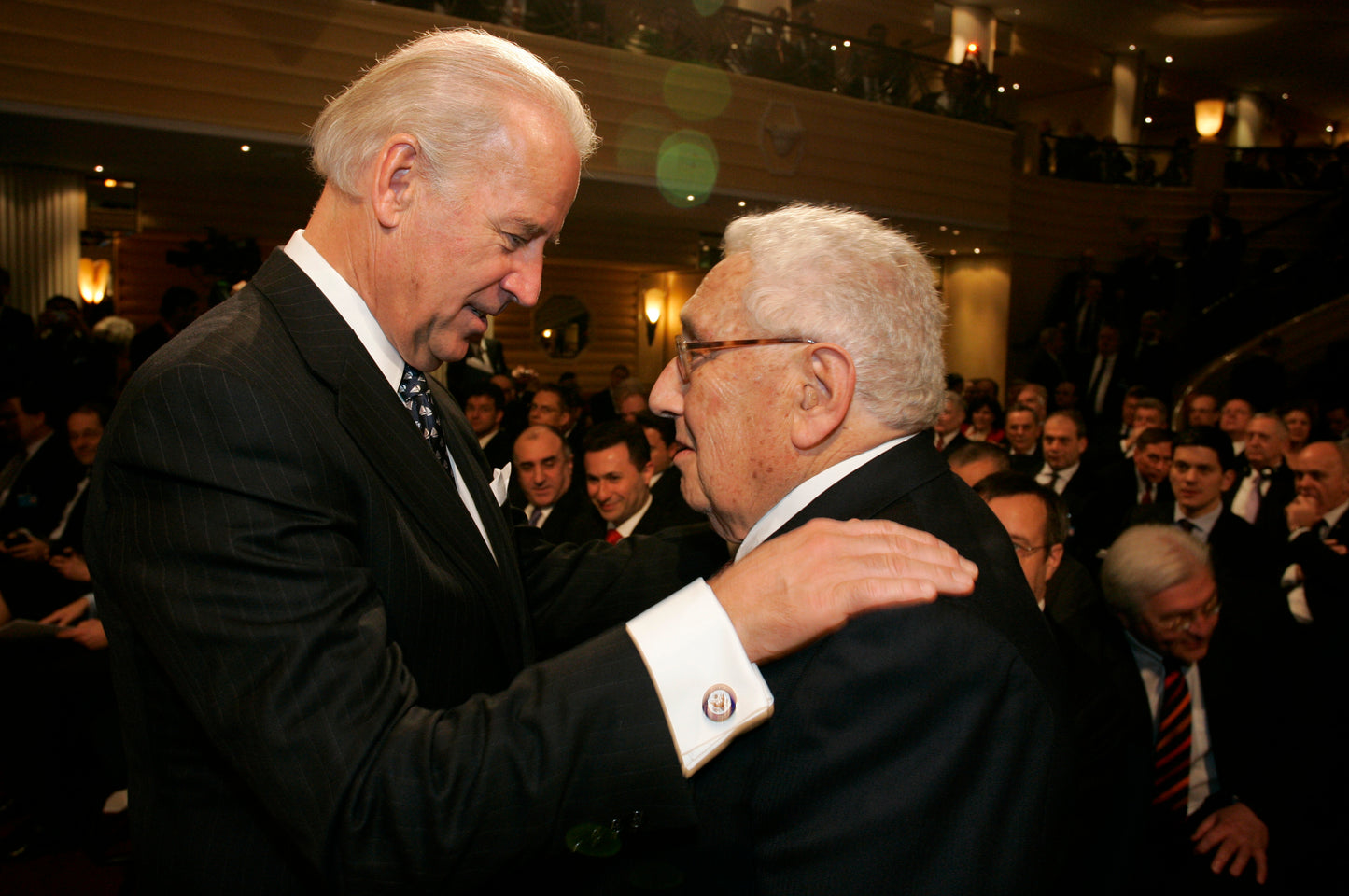 Henry Kissinger Joe Biden Glossy Poster Picture Photo Print Banner Booma Prints