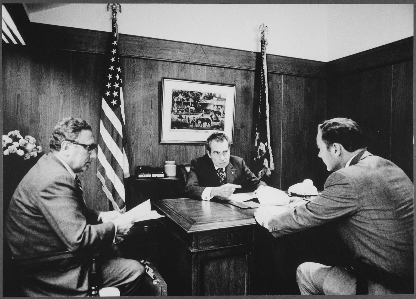Henry Kissinger Nixon Vietnam Glossy Poster Picture Photo Print Banner Booma Prints