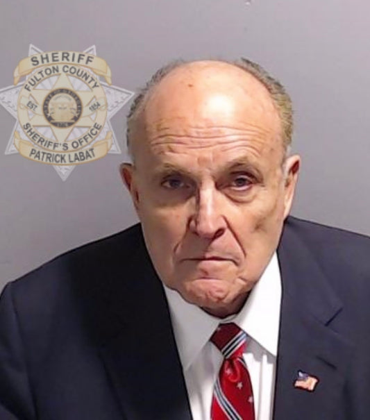 Rudolph Rudy Giuliani Mugshot 2023 Glossy Poster Picture Photo Print Banner Booma Prints