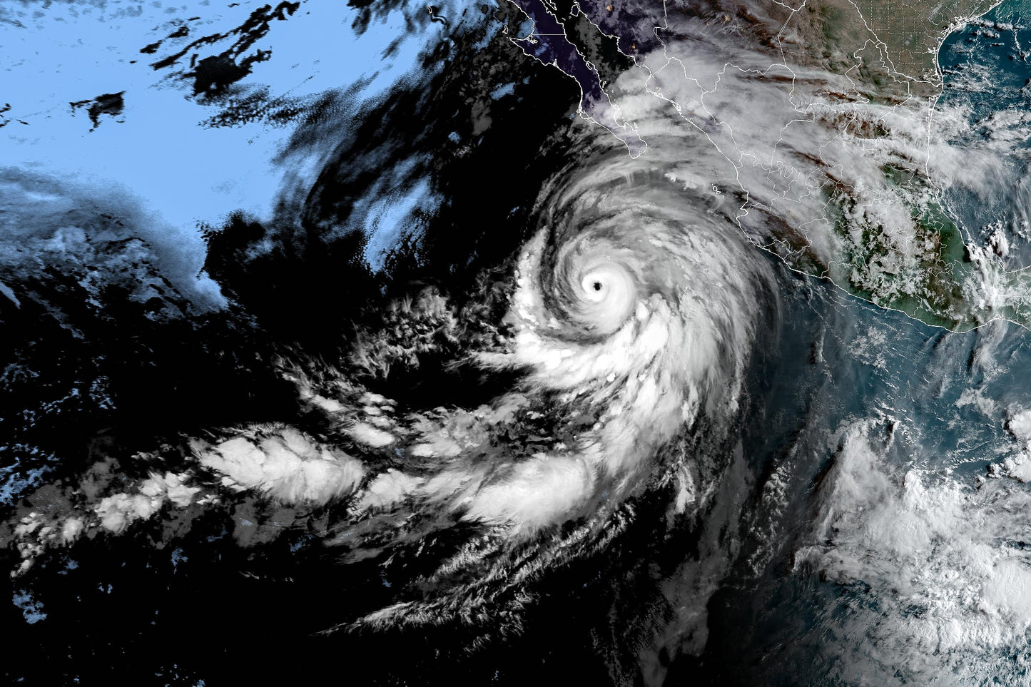 Hurricane Hilary 2023 Glossy Poster Picture Photo Print Banner Storm Eye Booma Prints