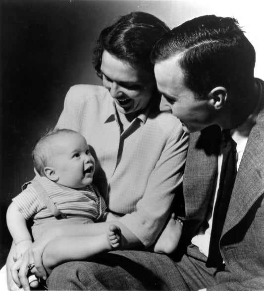 George W Bush Baby Photo Glossy Poster Picture Photo Print Banner Barbara Booma Prints