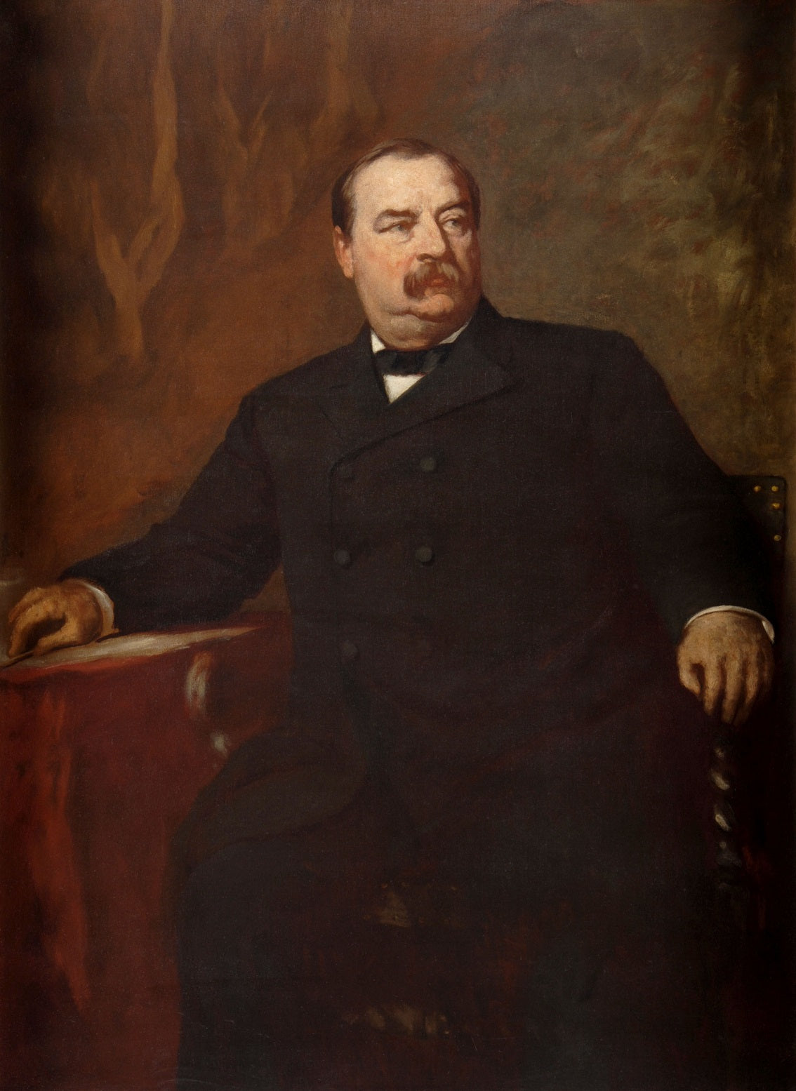 Grover Cleveland 1899 Portrait Glossy Poster Picture Photo Print Banner Booma Prints