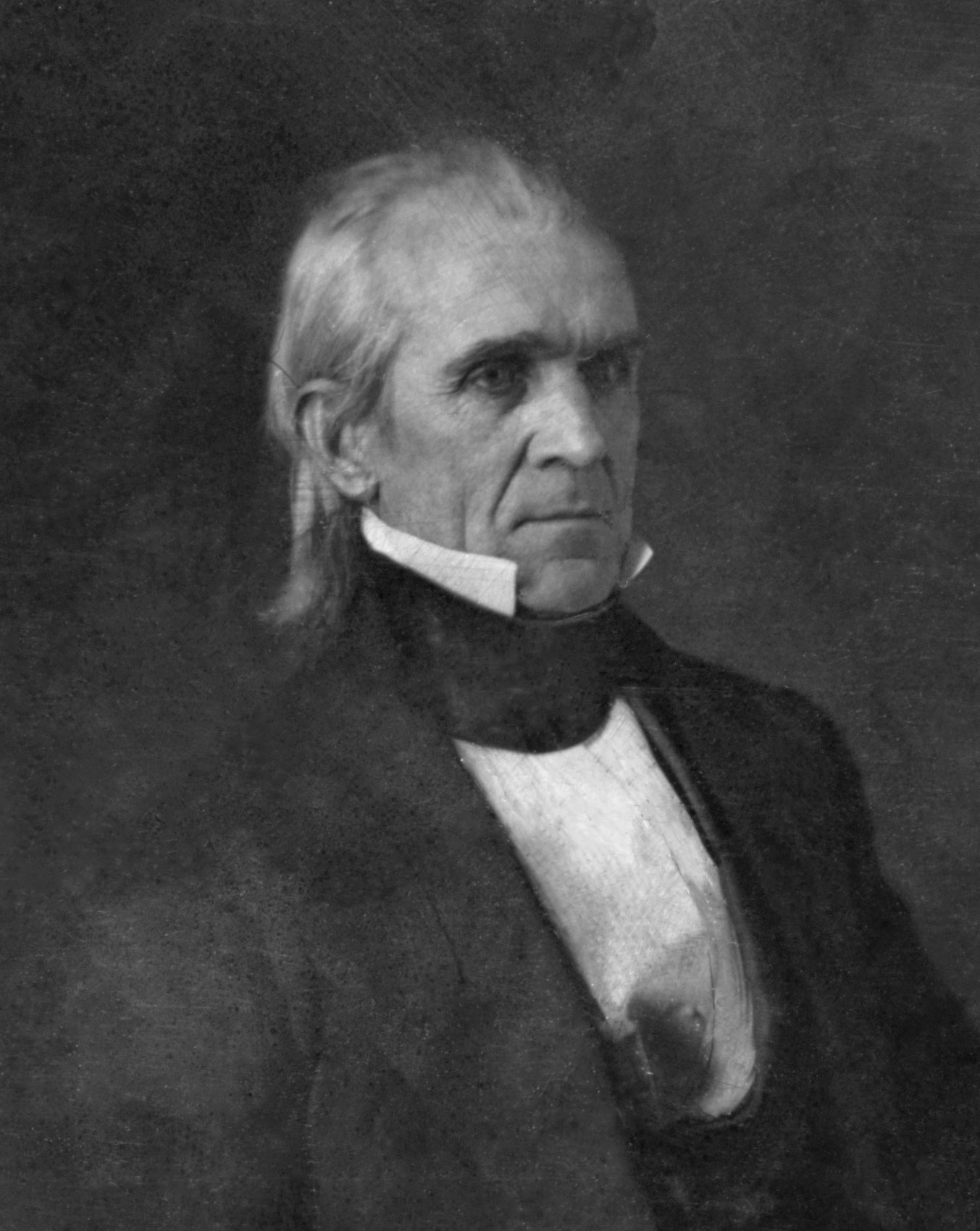 President James Polk Portrait Glossy Poster Picture Photo Print Banner Us Booma Prints