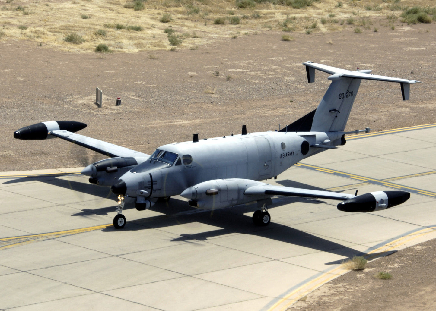 Beechcraft Rc-12 Guardrail Glossy Poster Picture Photo Print Banner Aerial Booma Prints