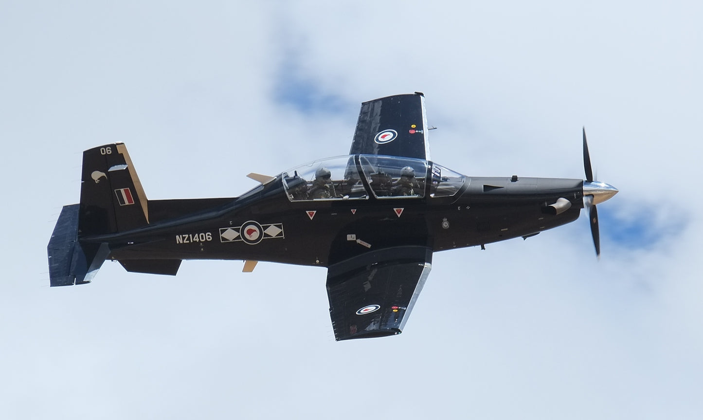 Beechcraft T-6 Texan Ii Aircraft Glossy Poster Picture Photo Print Banner Booma Prints