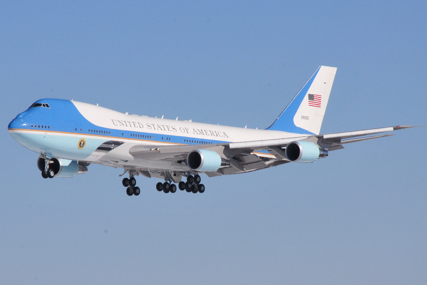 Boeing Vc-25 Glossy Poster Picture Photo Print Banner Booma Prints