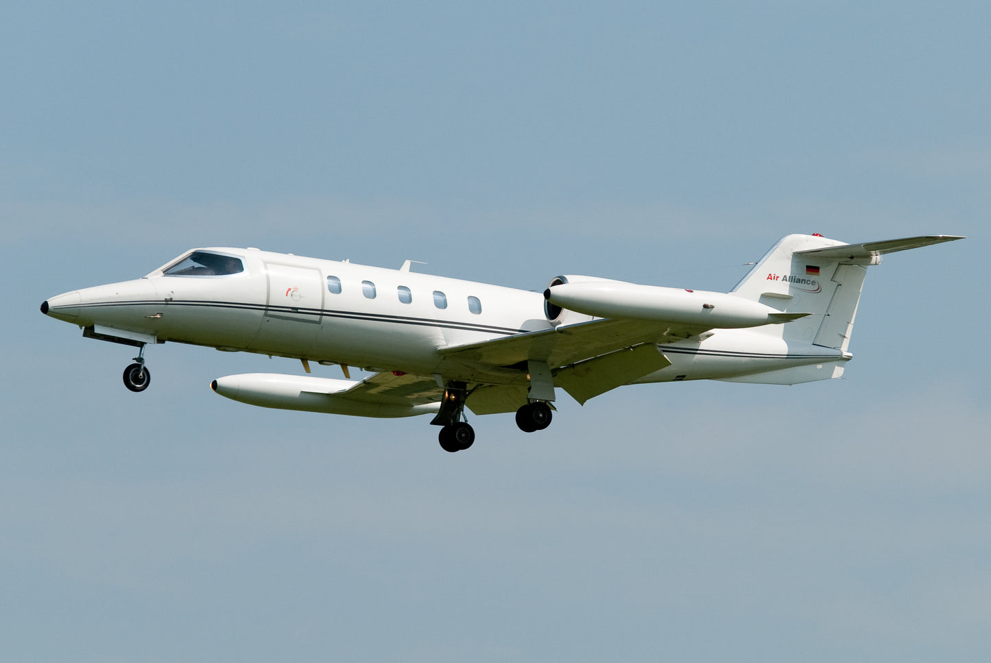 Learjet 35 Aircraft Glossy Poster Picture Photo Print Banner Booma Prints