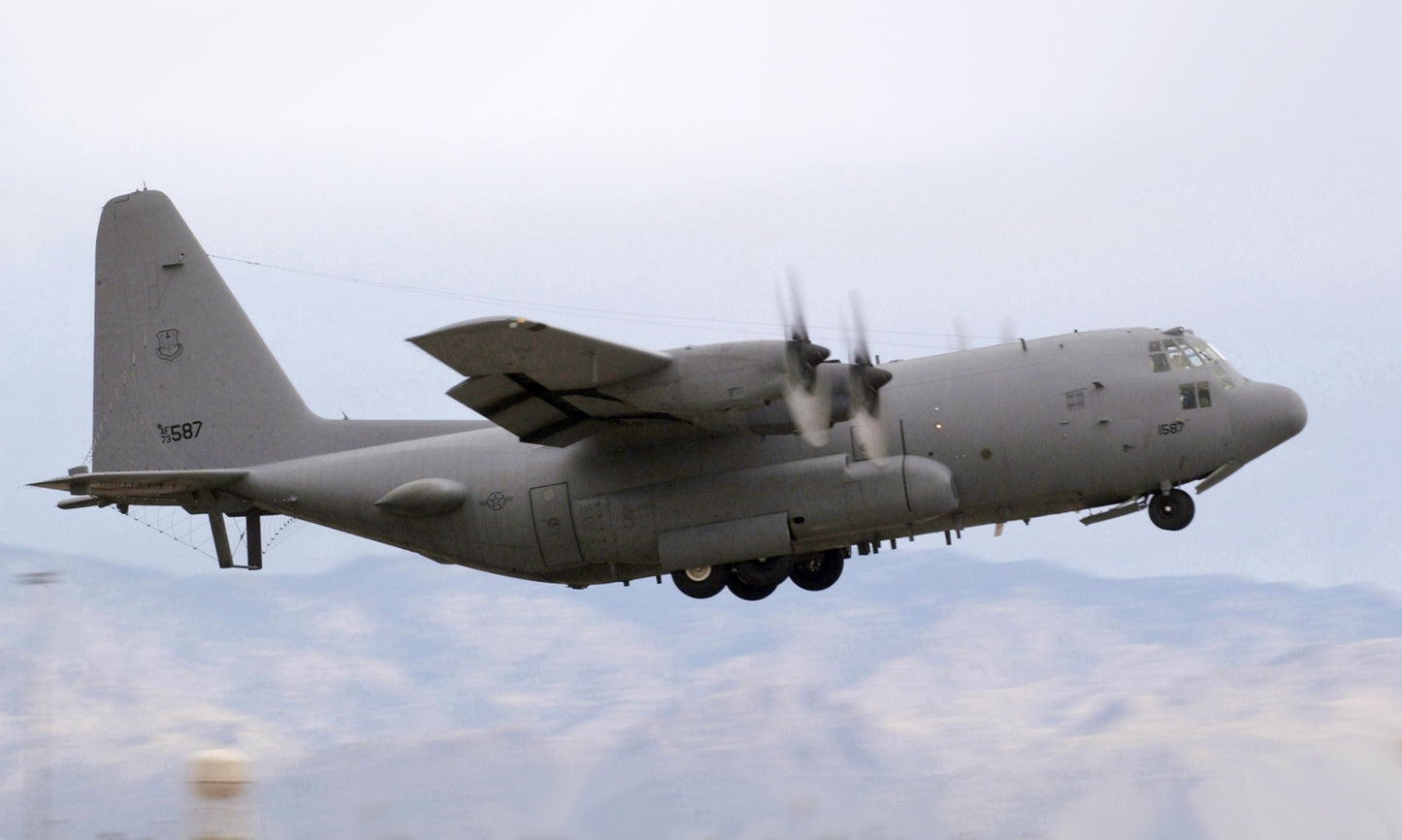 Lockheed Ec-130 H Compass Call Glossy Poster Picture Photo Print Banner Booma Prints