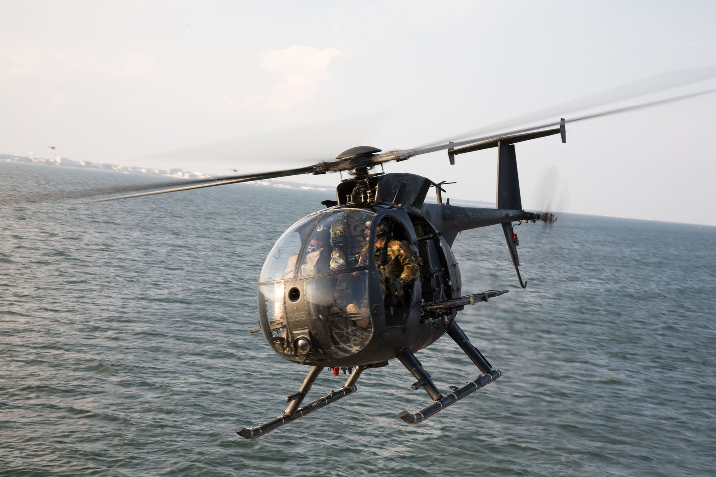 Mh-6 Little Bird Deck Landing Glossy Poster Picture Photo Print Banner Booma Prints