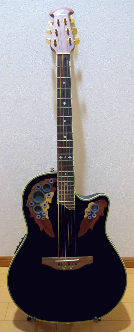 Ovation Acoustic Guitar Glossy Poster Picture Photo Print Booma Prints