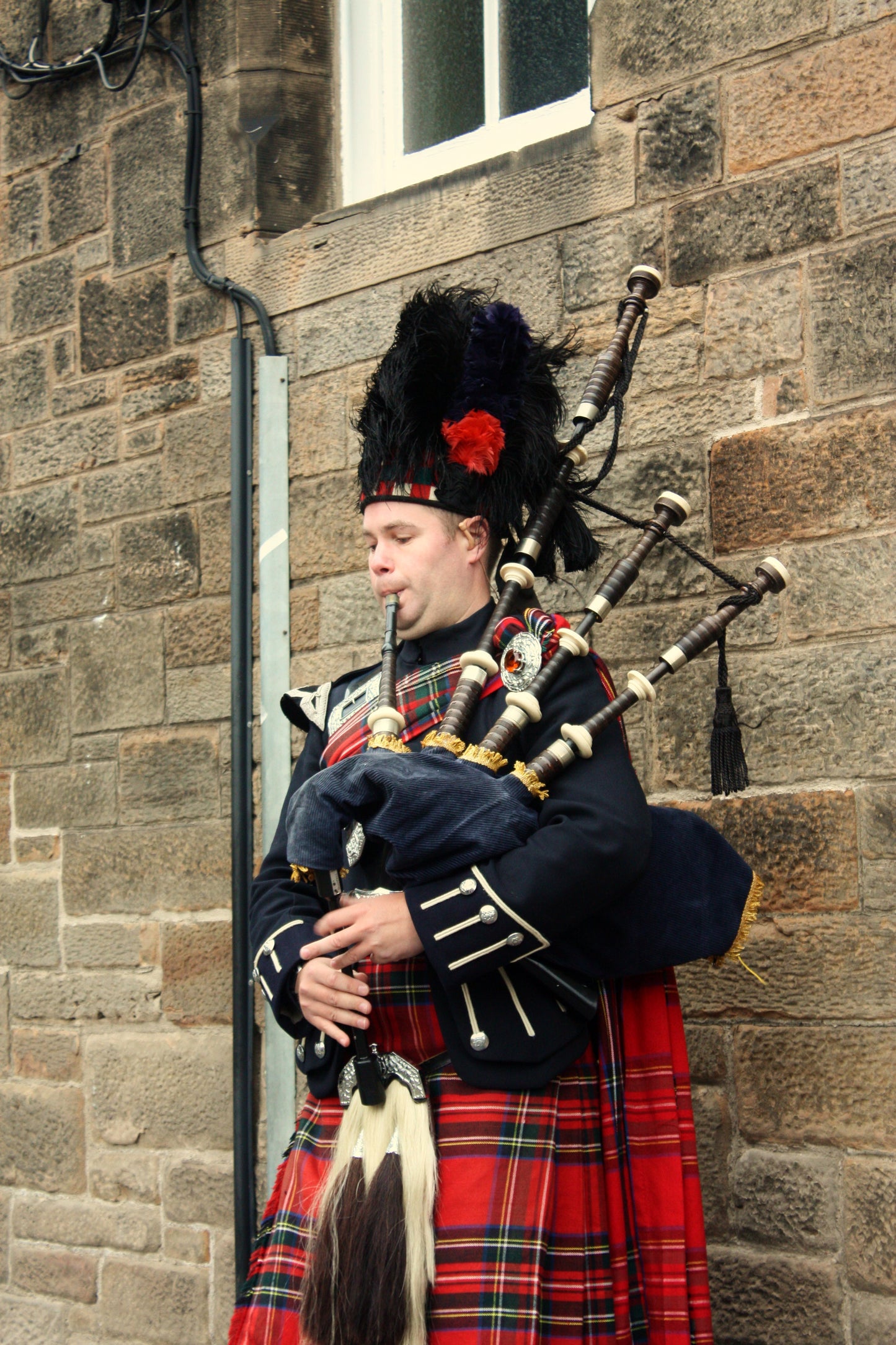 Bagpiper Edinburgh Scotland Glossy Poster Picture Photo Print Booma Prints