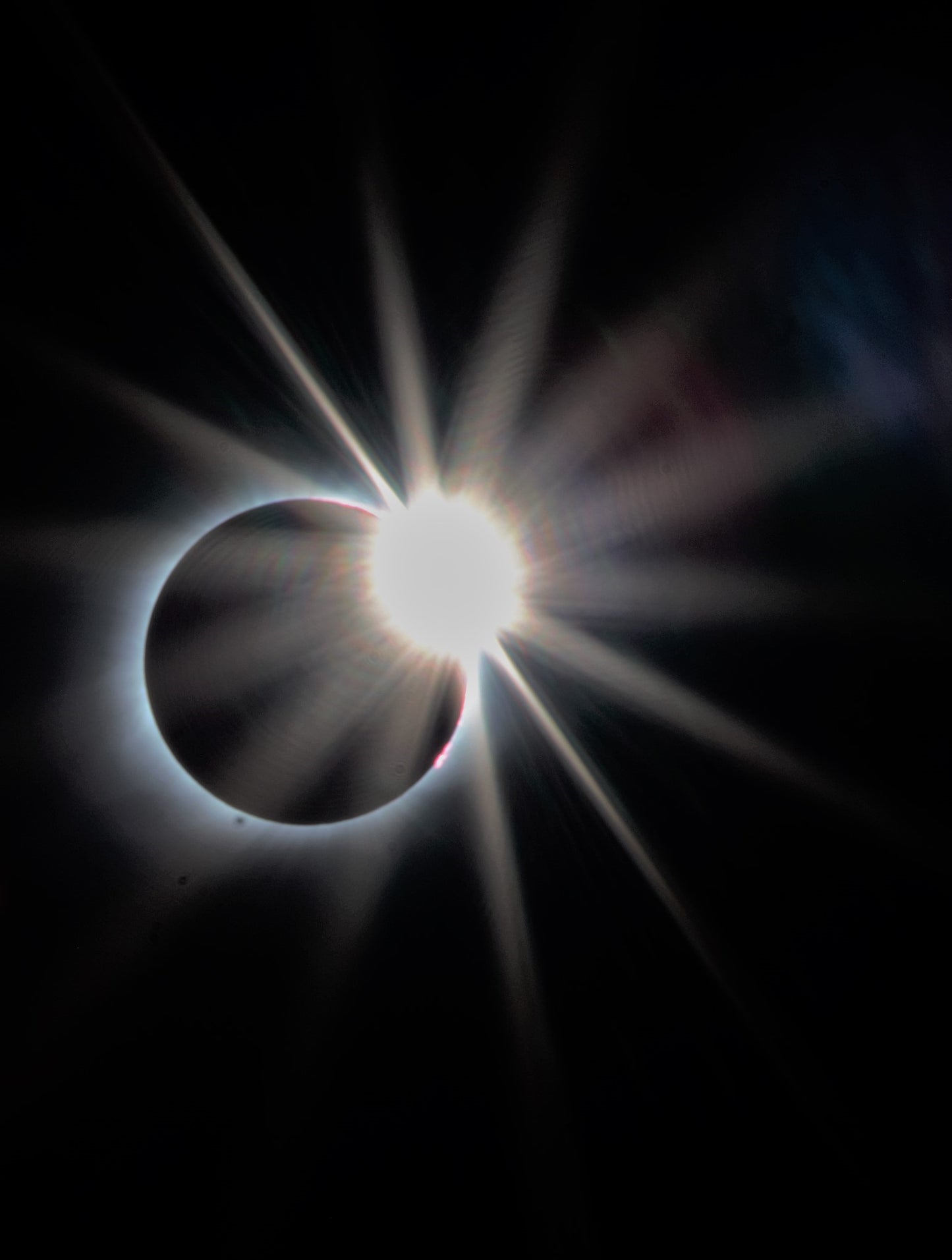 Diamond Ring Solar Eclipse Glossy Poster Picture Photo Print Moon Sun Booma Prints