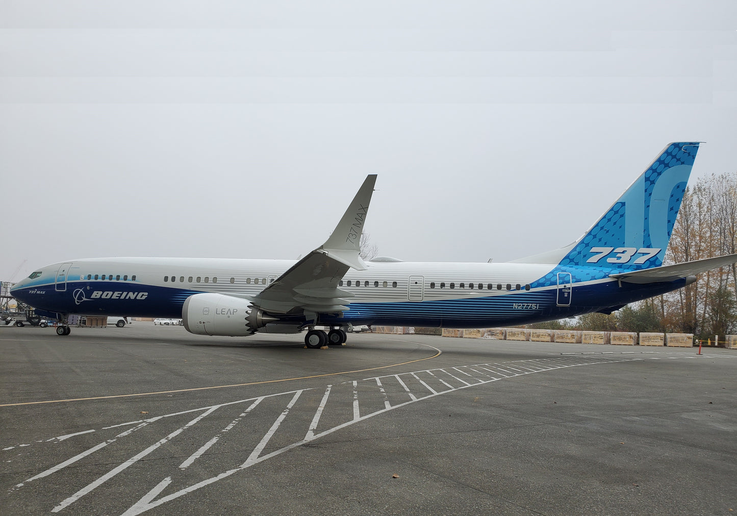 Boeing 737 Max 10 Jet Airplane Glossy Poster Picture Photo Banner Print Booma Prints