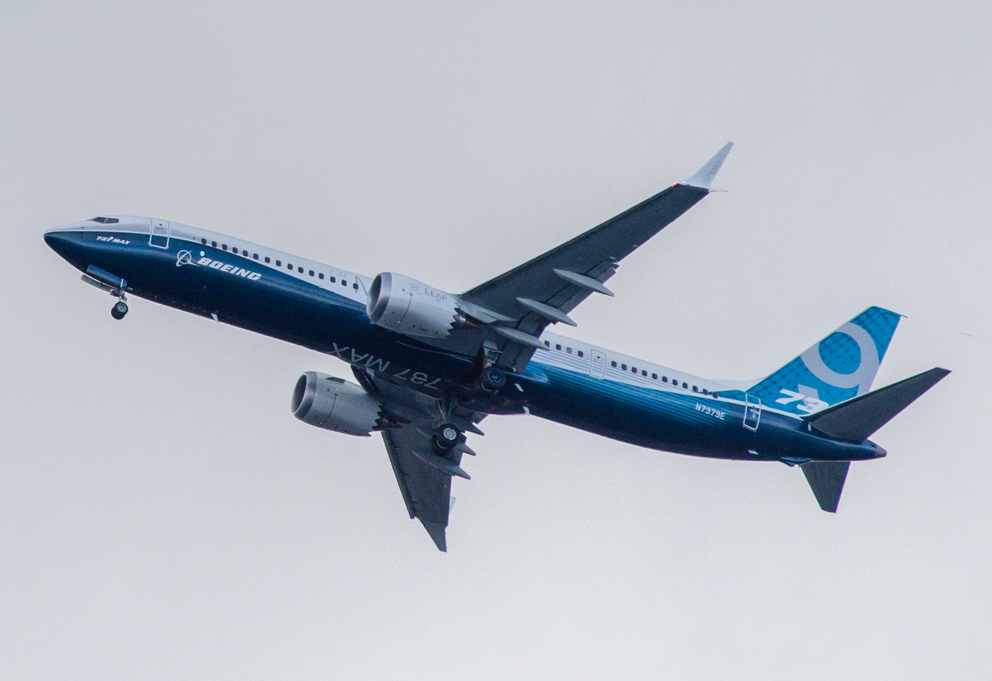 Boeing 737 Max 9 Jet Airplane Glossy Poster Picture Photo Banner Print Booma Prints
