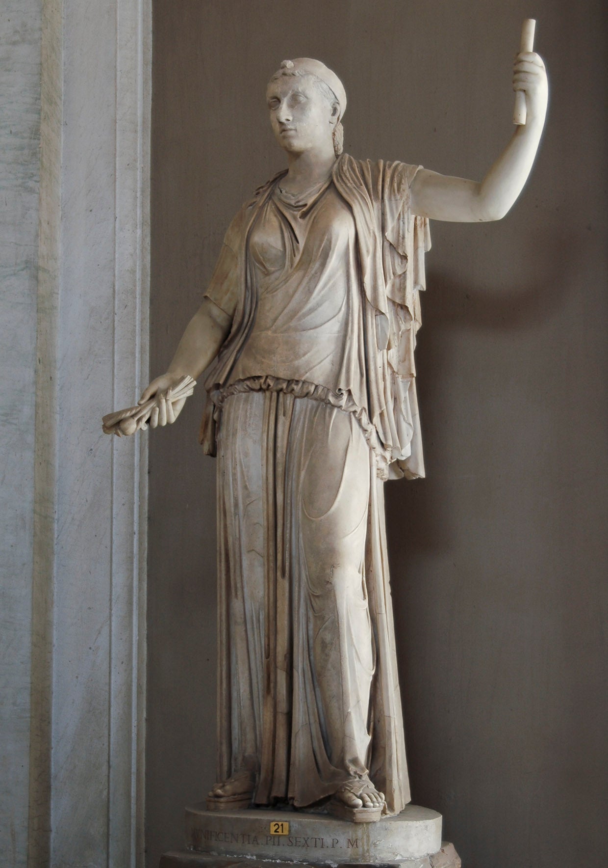 Cleopatra Marble Statue Glossy Poster Picture Photo Banner Print Vatican Booma Prints