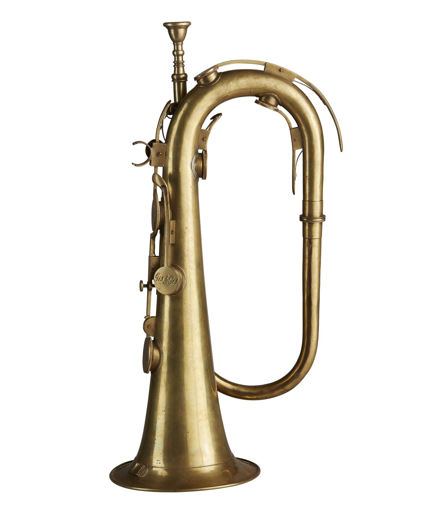 Keyed Bugle Glossy Poster Picture Photo Banner Print Klappenhorn Booma Prints