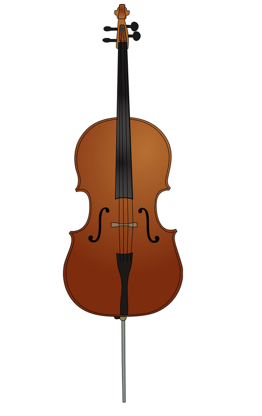 Cello Instrument Glossy Poster Picture Photo Banner Print Violincello Booma Prints