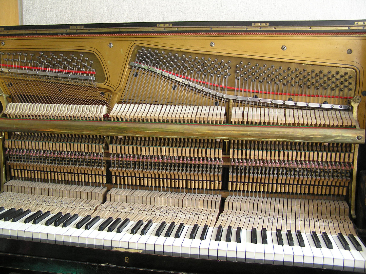 Inside Upright Piano Instrument Glossy Poster Picture Photo Banner Print Booma Prints