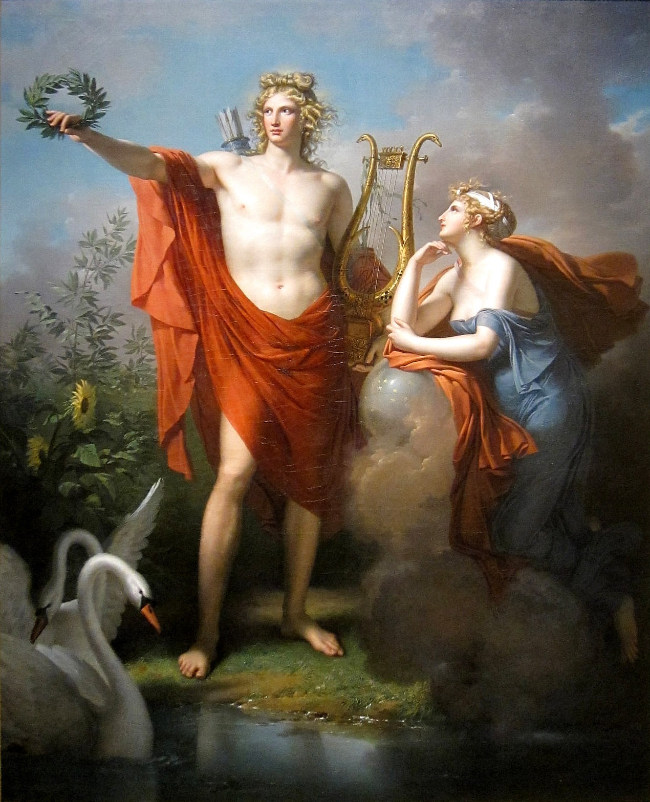 Apollo Greek God Of Light & Urania Glossy Poster Picture Photo Banner Print Booma Prints