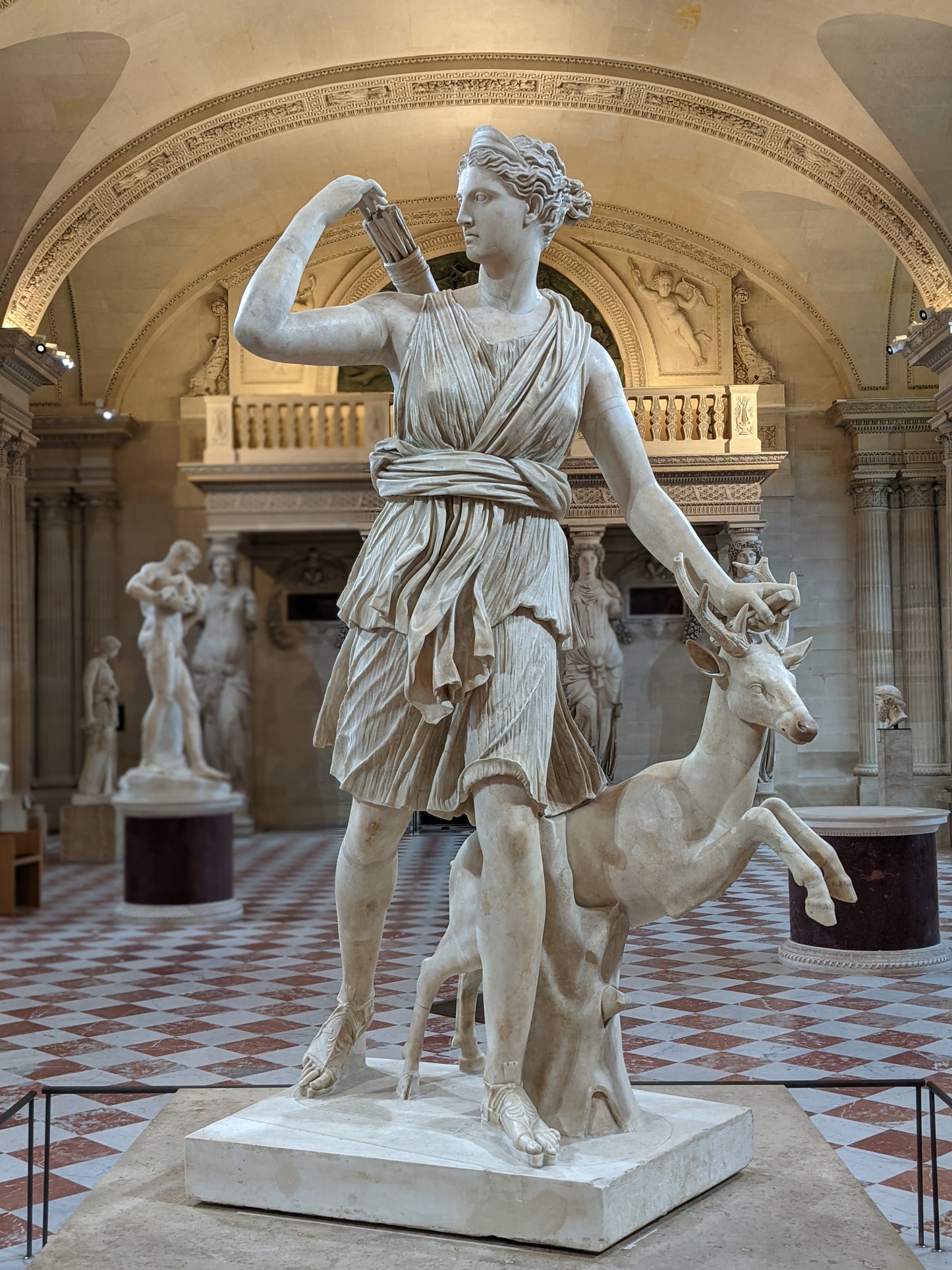 Artemis Greek Goddess Hunt Animals Glossy Poster Picture Photo Banner Print Booma Prints