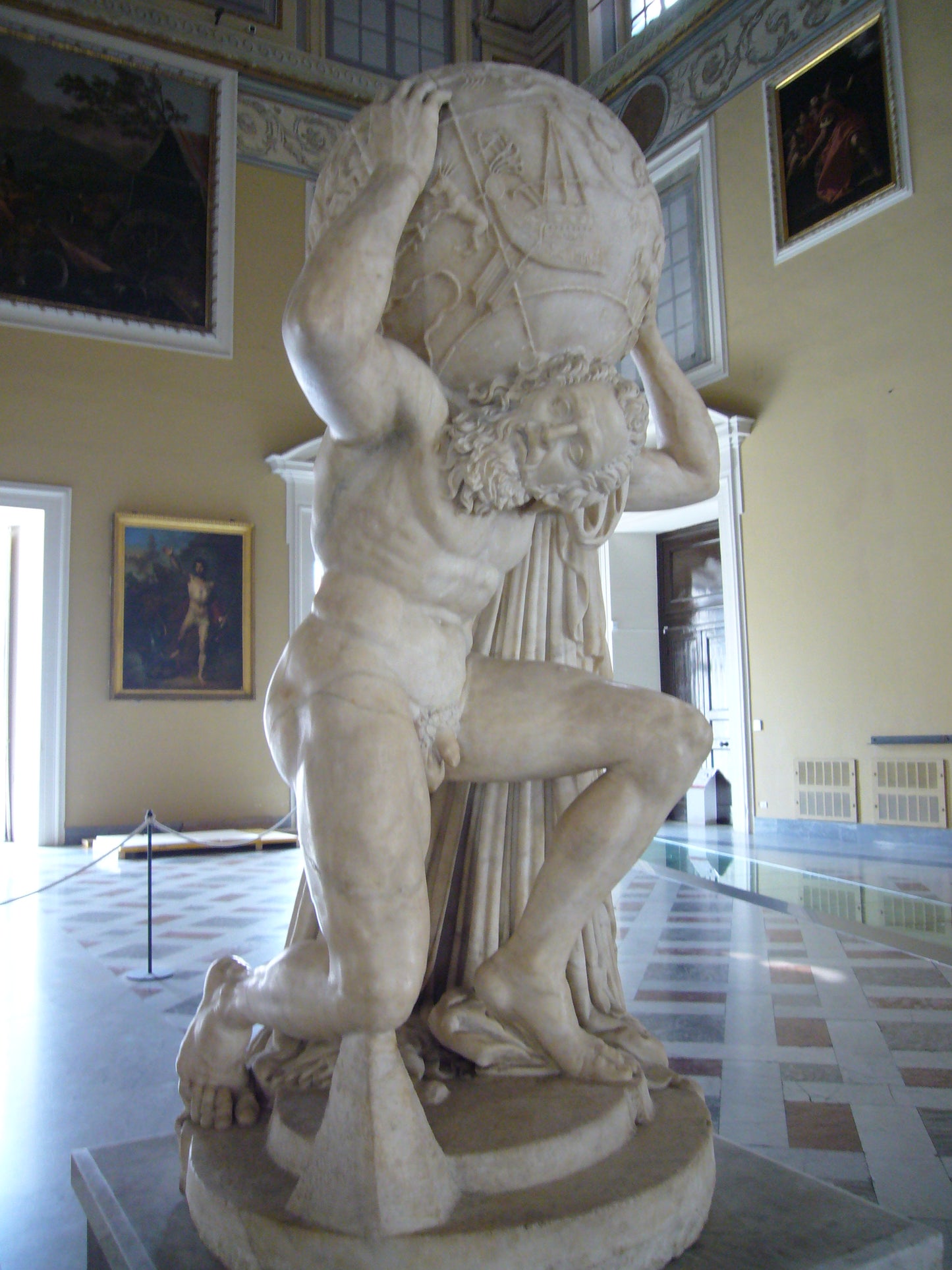 Atlas Greek God Strength Endurance Glossy Poster Picture Photo Banner Print Booma Prints