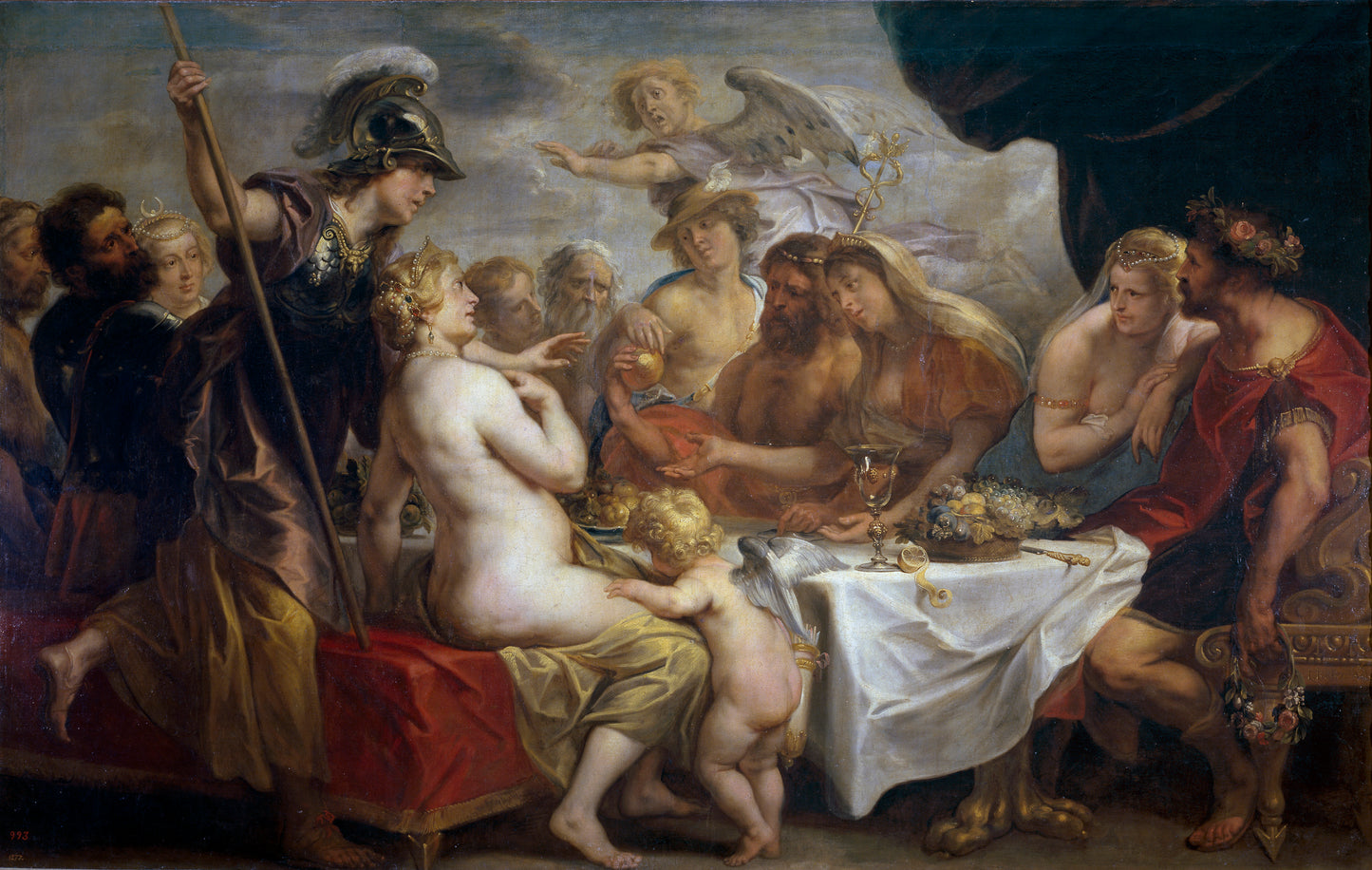 Feast Of The Gods Painting Glossy Poster Picture Photo Banner Print Booma Prints