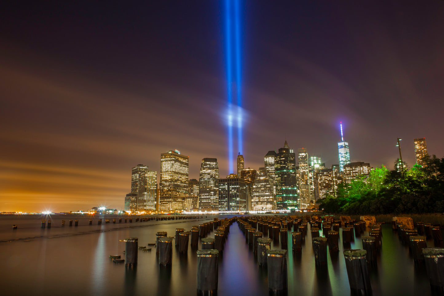 World Trade Center Tribute Skyline Ny Wtc Glossy Poster Picture Photo Print Booma Prints