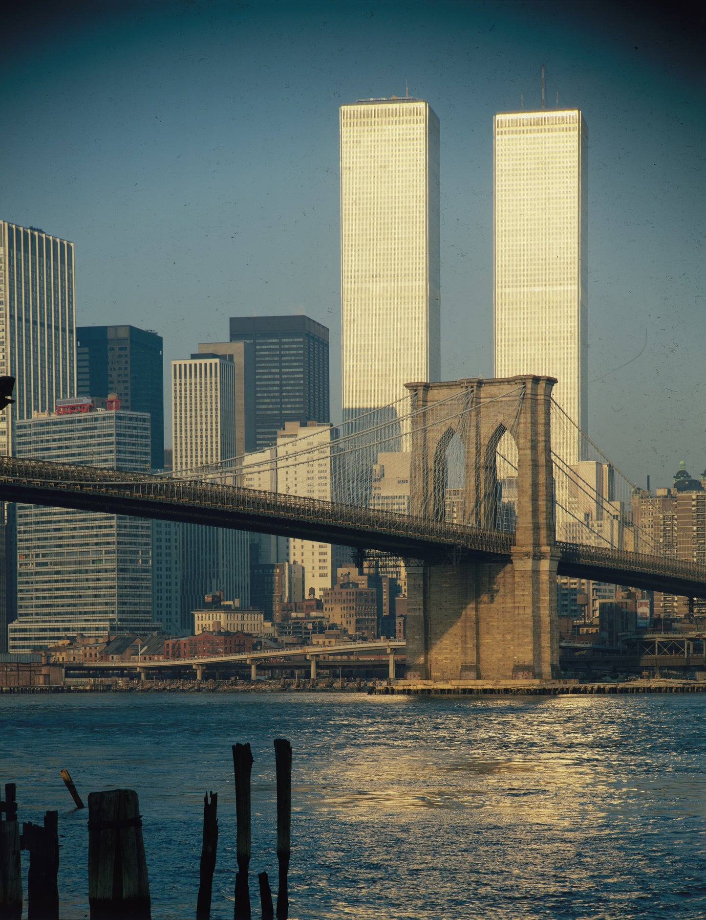 World Trade Center Brooklyn Bridge Ny Wtc Glossy Poster Picture Photo Print Booma Prints