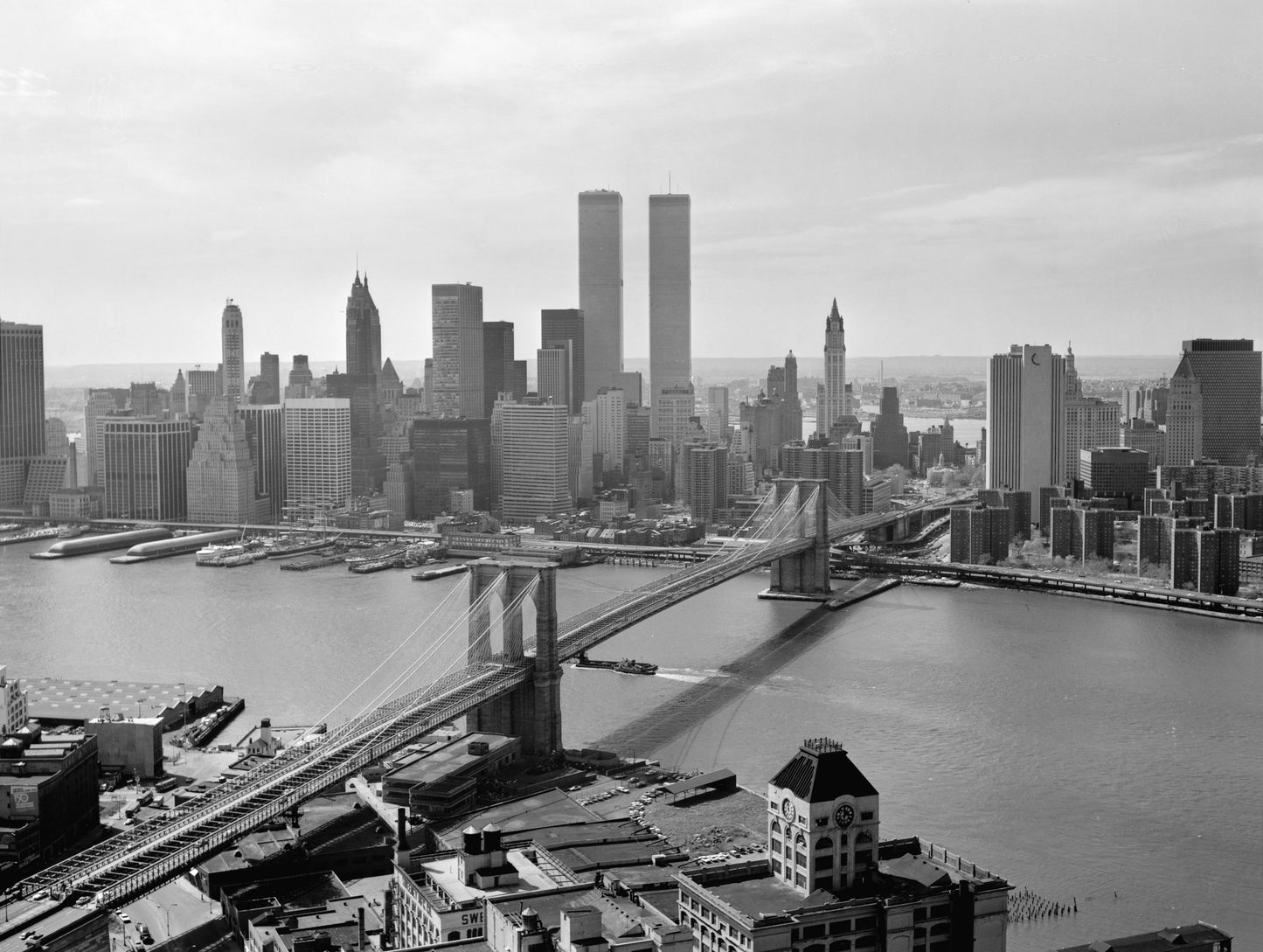 World Trade Center Brooklyn Bridge Wtc Glossy Poster Picture Photo Print Booma Prints