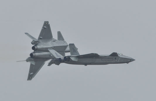 Chengdu J-20 Fighter Jet Formations Glossy Poster Picture Photo Print Booma Prints