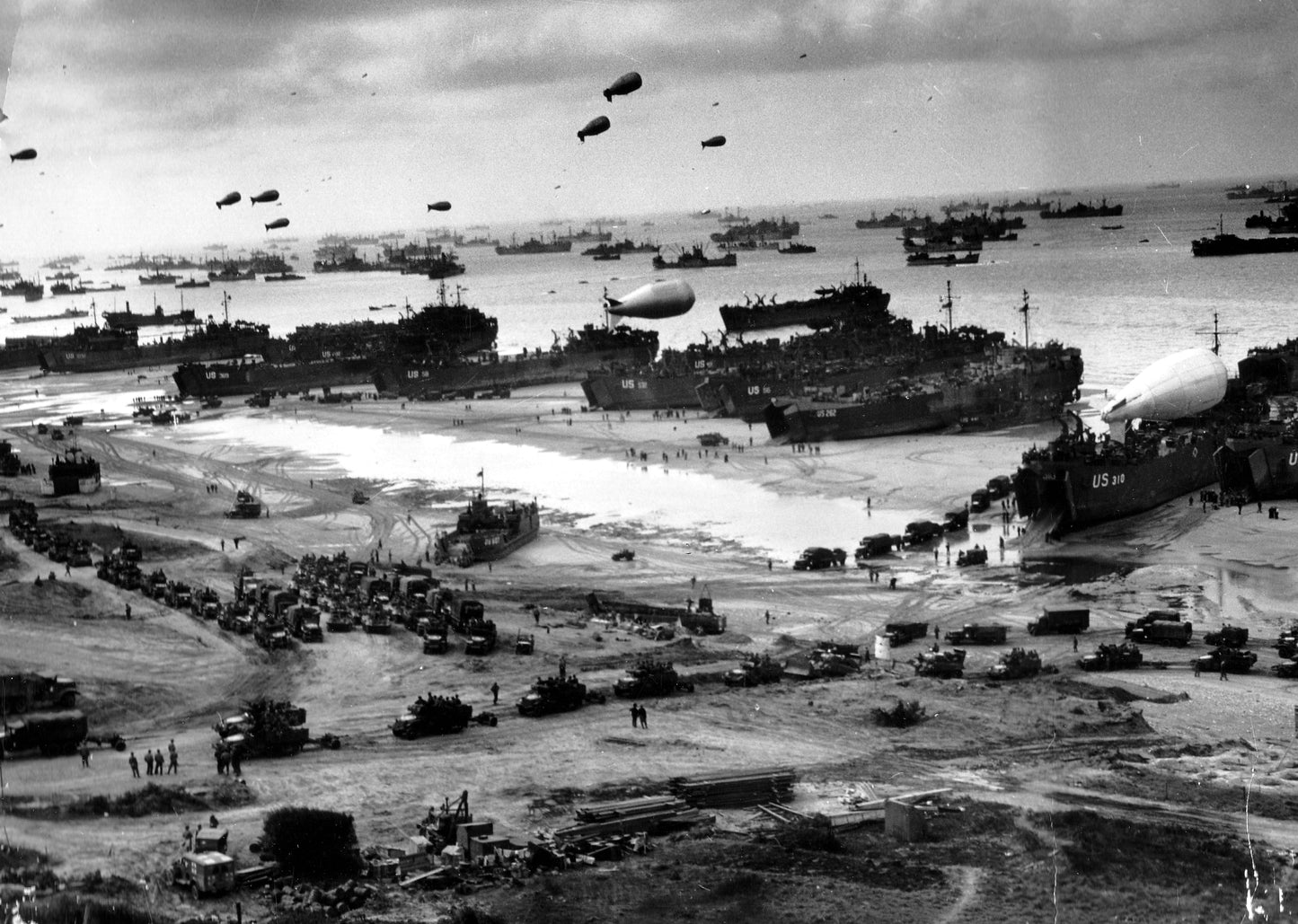 Us Navy Omaha Beach D-Day 1944 Ww2 Glossy Poster Picture Photo Print Banner Booma Prints