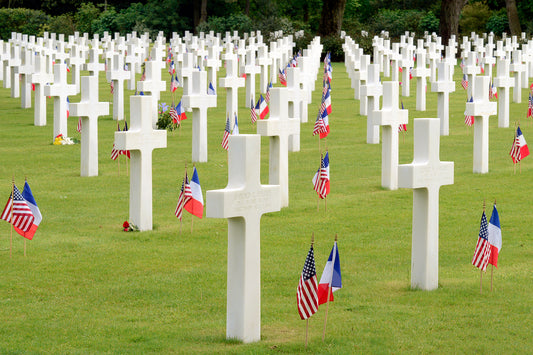 Normandy American Cemetary Wwii Glossy Poster Picture Photo Print Banner Booma Prints